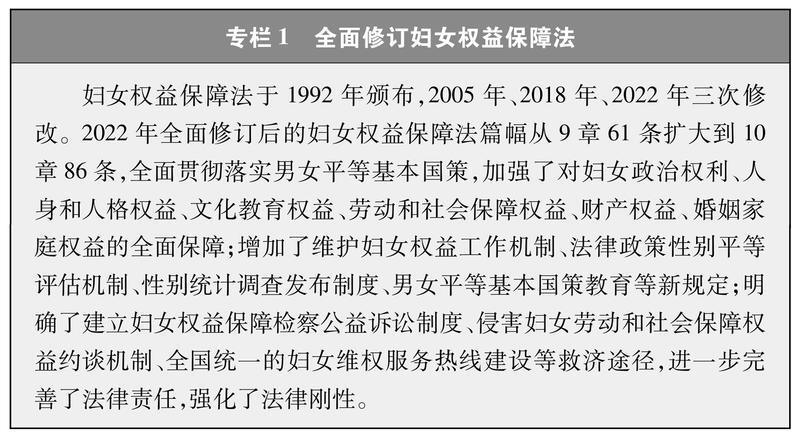 新时代中国推进妇女全面发展的实践与成就